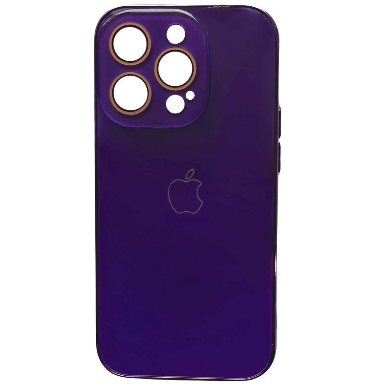 Glossy Glass Camera iPhone 15 Pro Deep Purple - 1