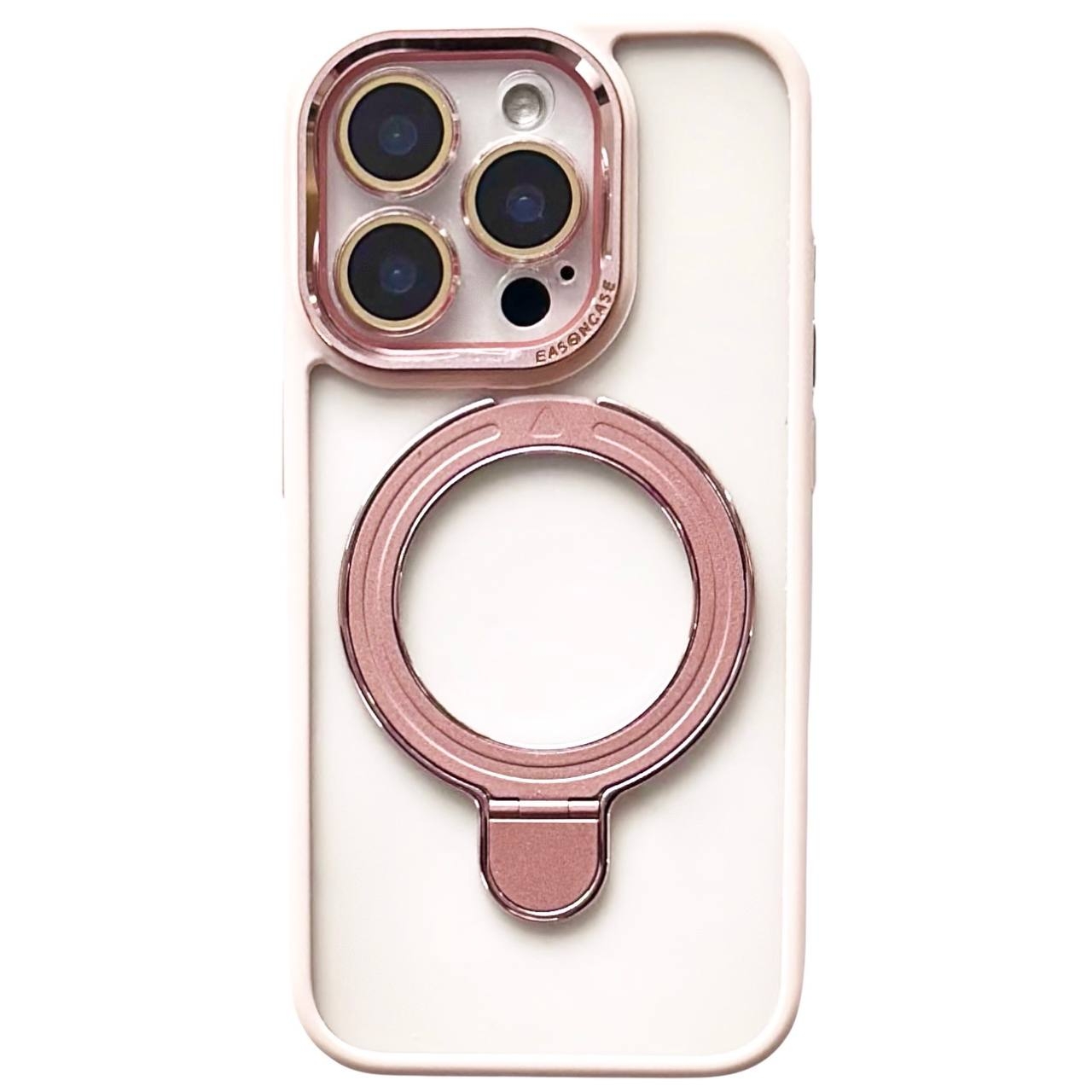 Crystal MagSafe Holder iPhone 15 Pro Pink - 1