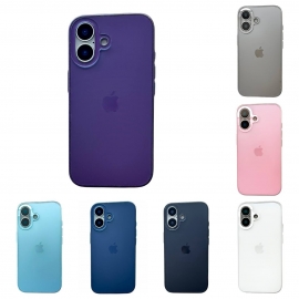 Matte Glass Open Camera iPhone 16 Plus White