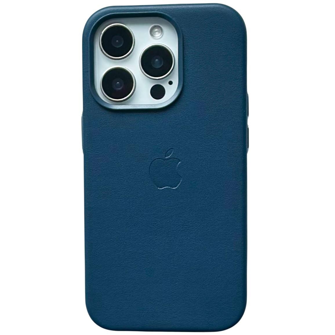 Leather Case (MagSafe) iPhone 14 Pro Sea Blue - 1