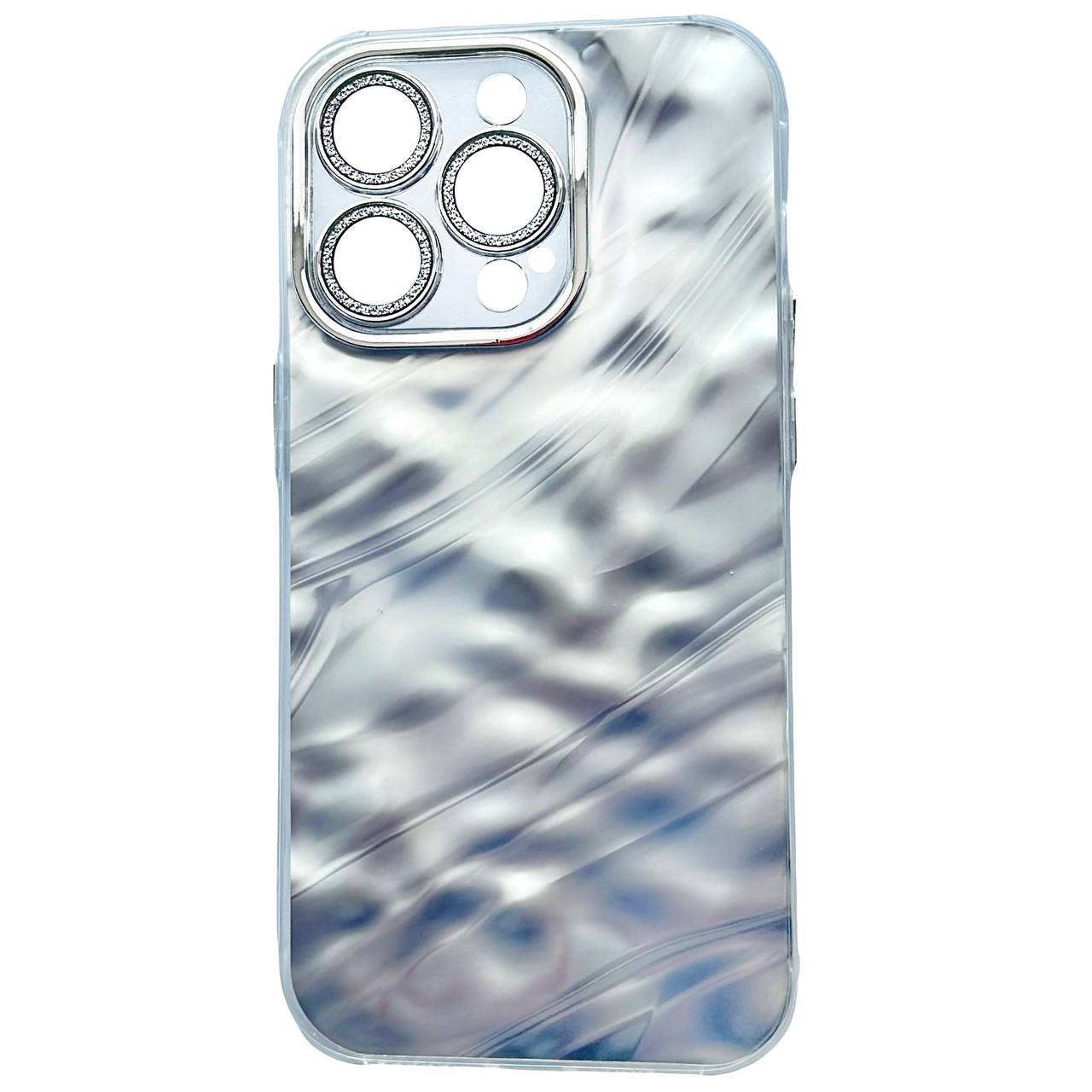 Crumpled Case iPhone 12 Silver - 1