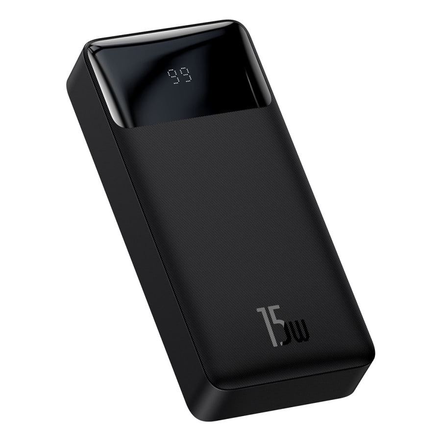 Baseus PowerBank Bipow Digital Display 30000mAh 15W Black - 3