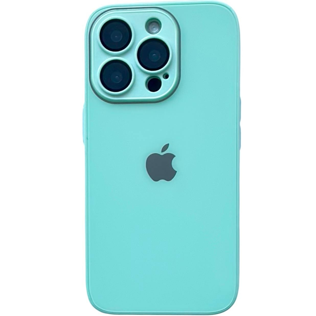 Silicone+Glass (Sapphire Lens) iPhone 13 Pro Max Fruit Green - 1