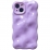 Lack Crumpled iPhone 15 Pink