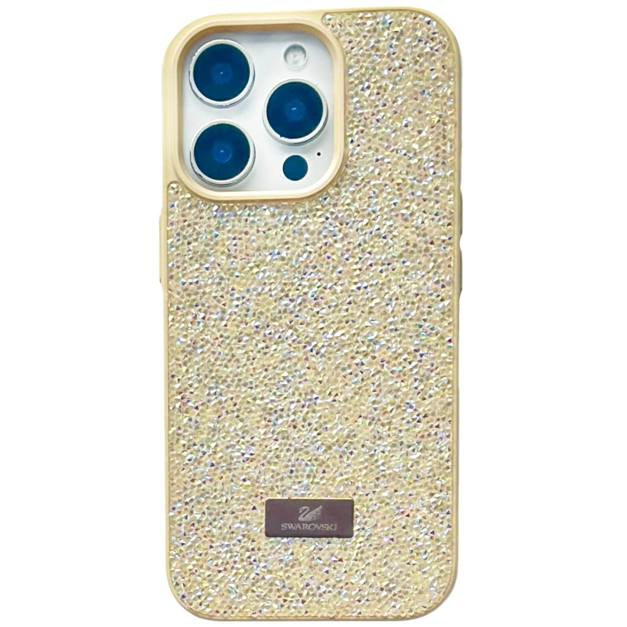 TPU Swarovski iPhone 12/12 Pro Light Gold - 1