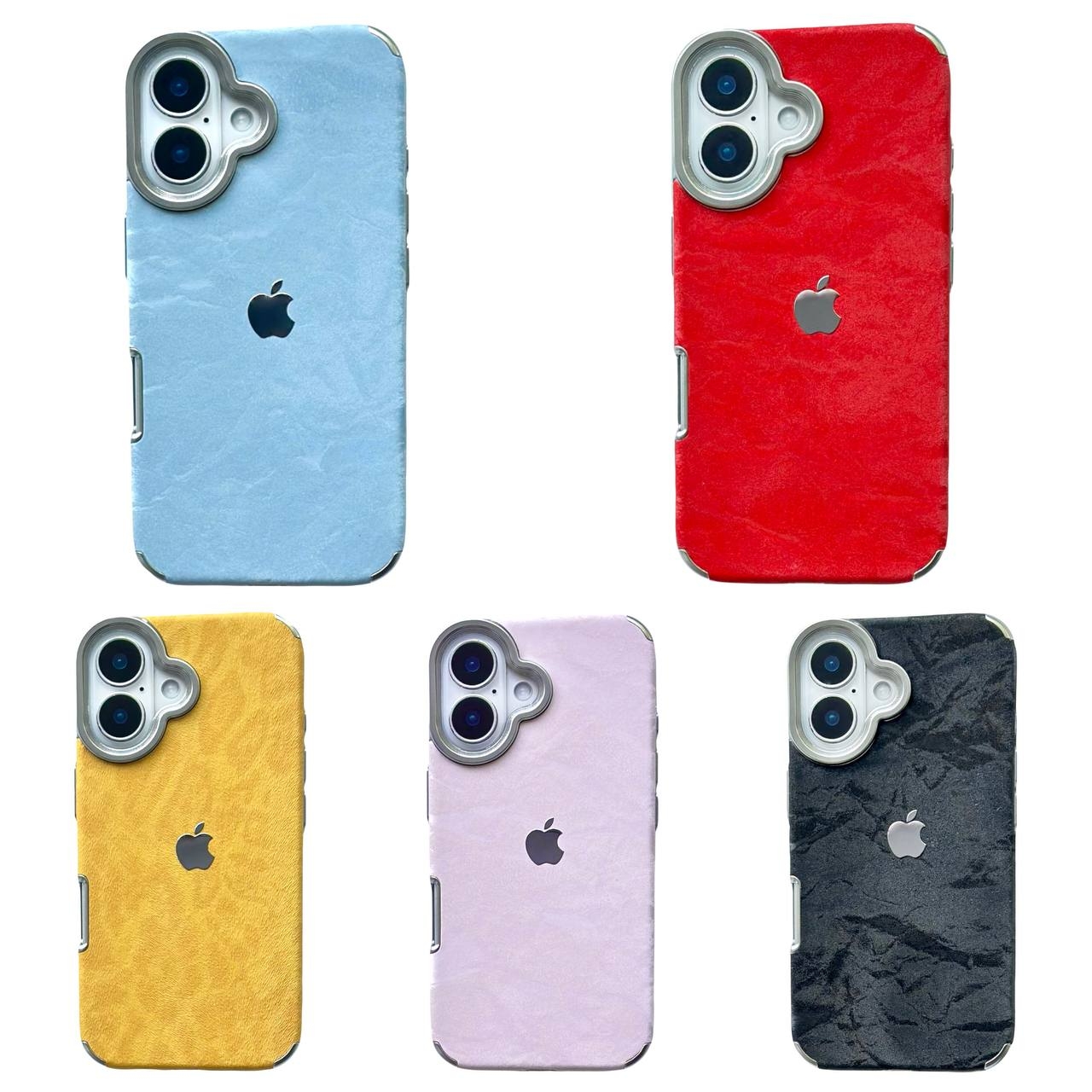 Velour Case iPhone 16 Black - 2