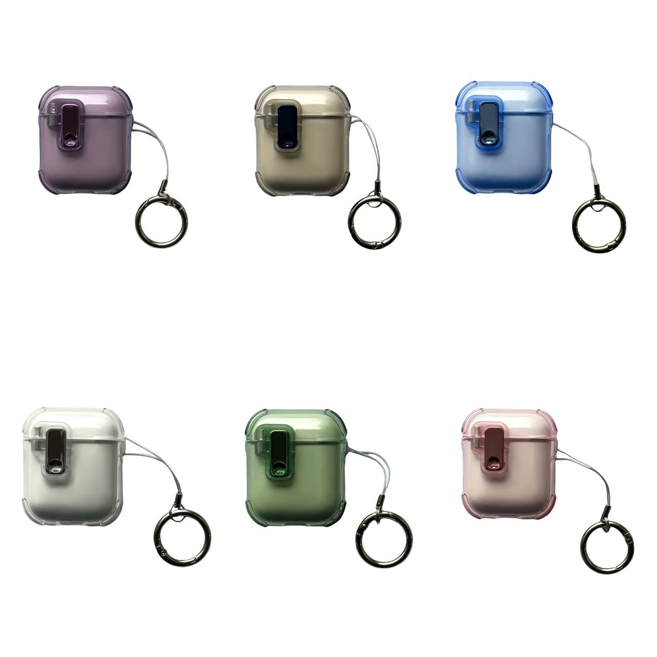 Airpods 1/2 Button+Ring Blue - 2