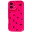 TPU Hearts Mini iPhone 16 Pink