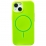 Silicone Case Slim Magsafe iPhone 15 Party Green