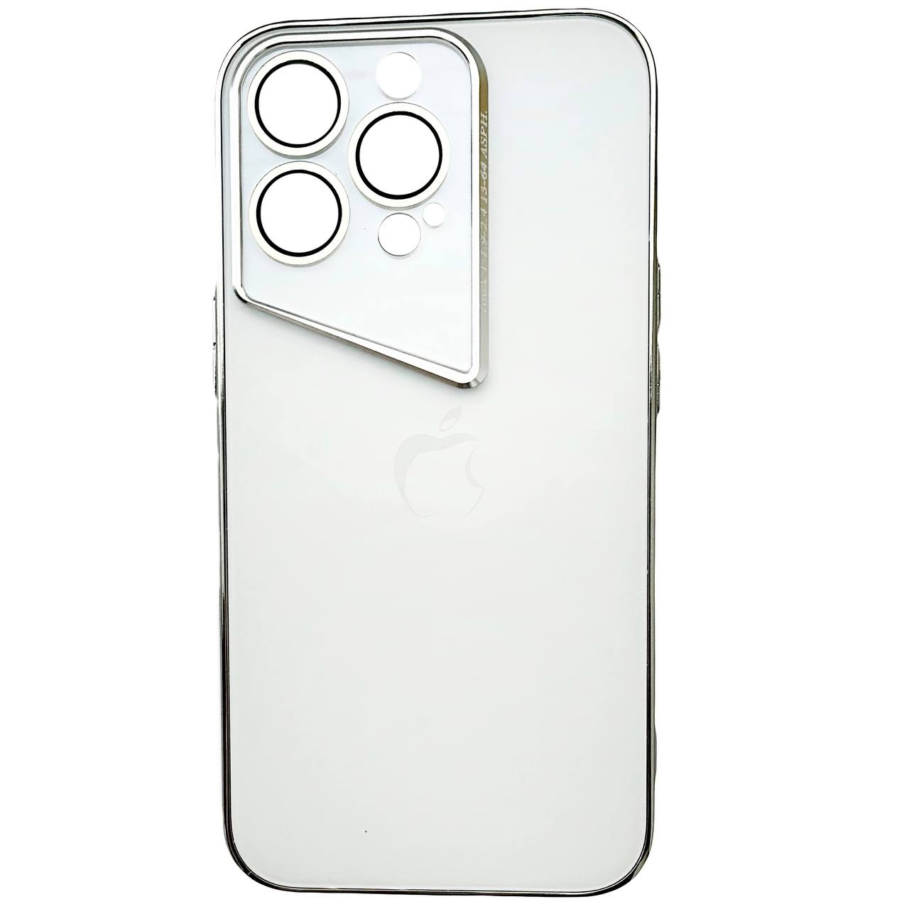 Matte Glass Rhomb iPhone 13 White - 1