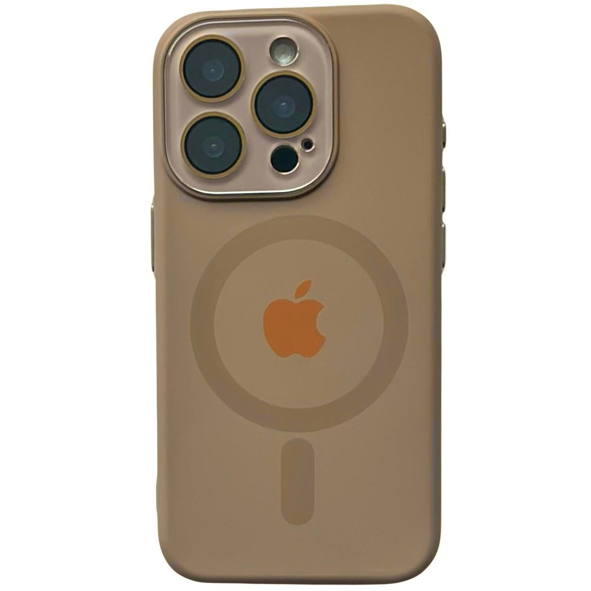 Silicone Metal Buttons Magsafe iPhone 15 Pro Max Desert - 1