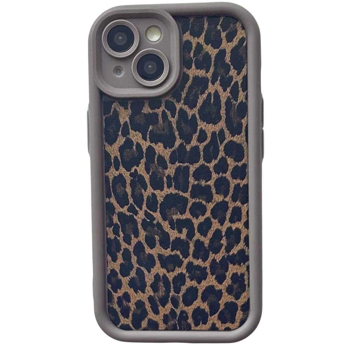 TPU Leopard New iPhone 14 Plus Brown - 1