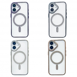 TPU Jewel Magsafe iPhone 16 Silver