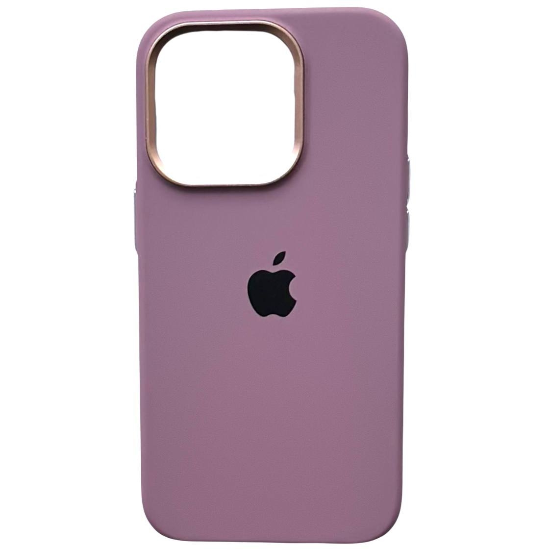 Silicone Case Metal Frame iPhone 13 Blueberry (68) - 3