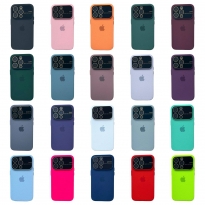 Silicone Case Lens iPhone 11 Pro Lilac Cream