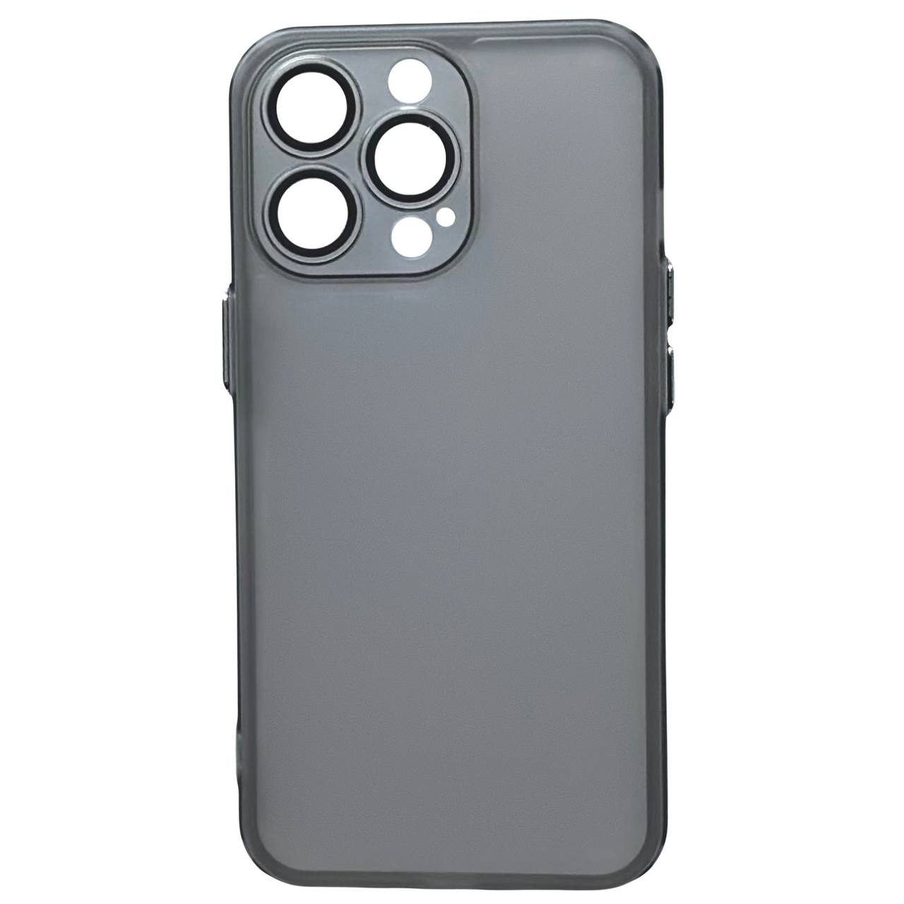 Matte TPU Camera iPhone 14 Pro Black - 3