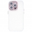 Color Case Glass Diamond Camera iPhone 11 Pro White/Pink