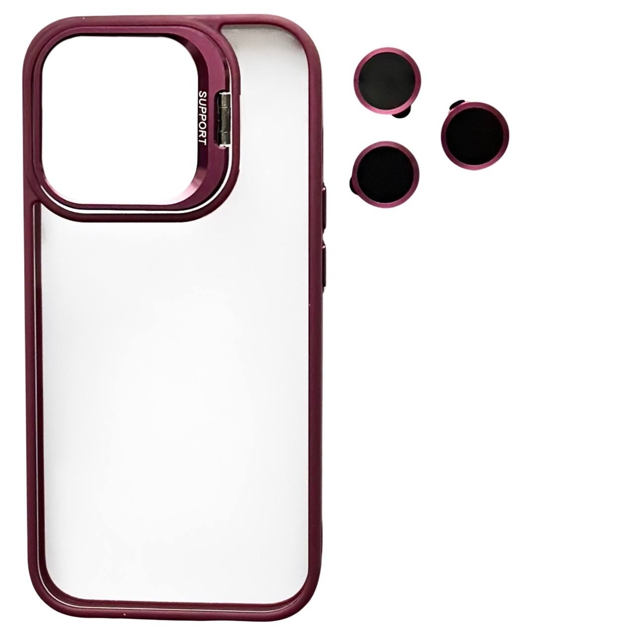 Crystal Case + Lens Set iPhone 12 Pro Max Grape - 3