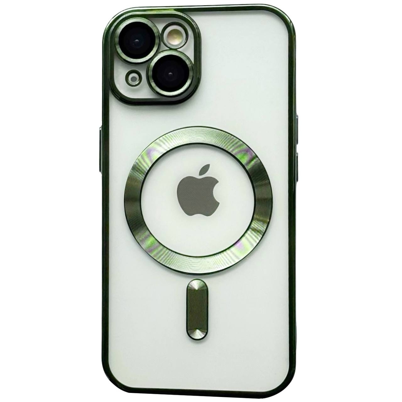 TPU Shining with MagSafe iPhone 15 Plus Dark Green - 1