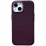 Leather Case Textured Magsafe iPhone 13 Dark Cherry