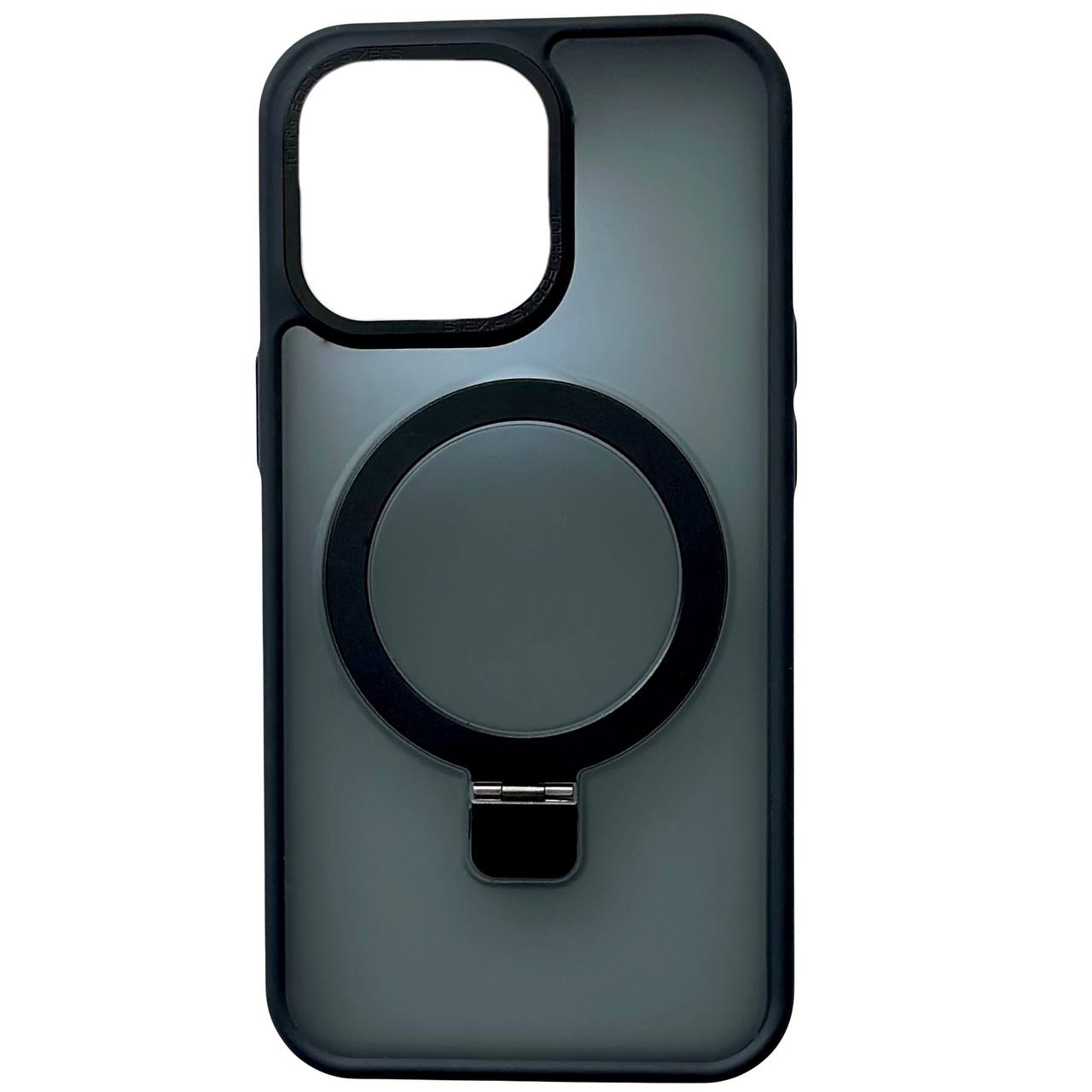 Frosted Case MagSafe Ring iPhone 13 Pro Black - 1