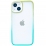 Gradient Crystal Case iPhone 14 Pro Yellow/Mint