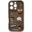 "Always Happy" Case iPhone 16 Pro Brown