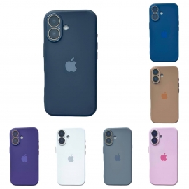 Silicone Metal Buttons iPhone 16 White