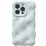 Lack Crumpled iPhone 15 Pro Max White
