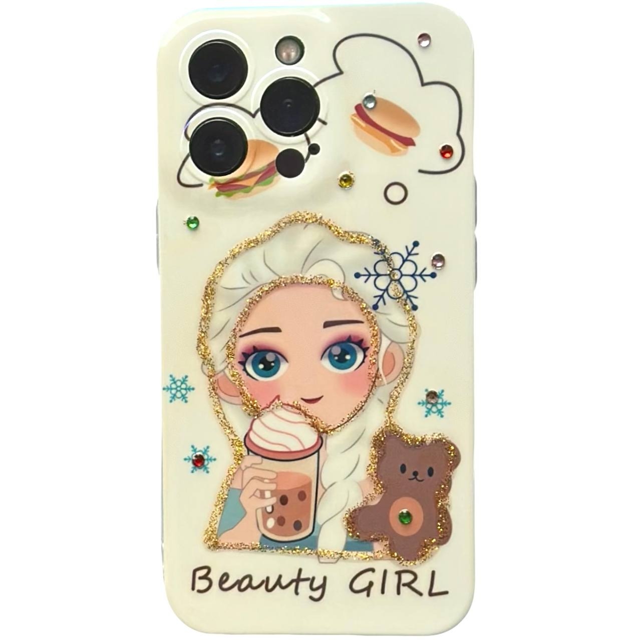 Beauty Girl TPU iPhone 13 Pro Elsa - 1