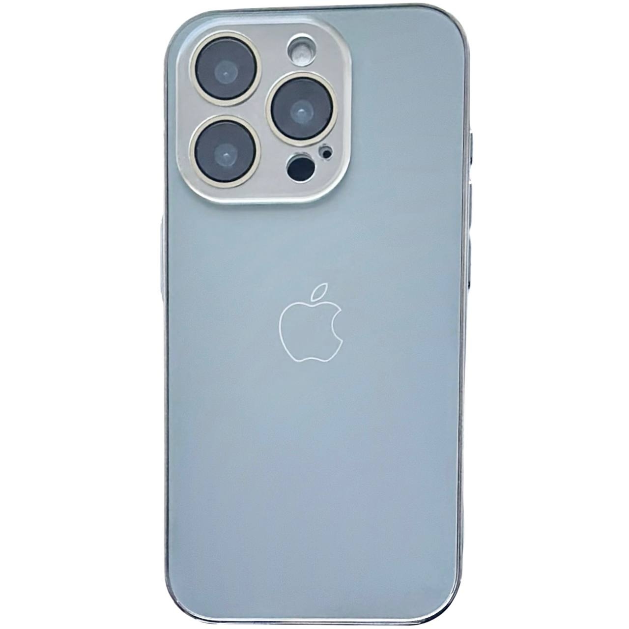 Glossy Glass Camera iPhone 12 Pro Silver - 1