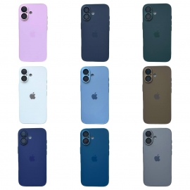 AG Silicone+Glass Case iPhone 17 Sierra Blue