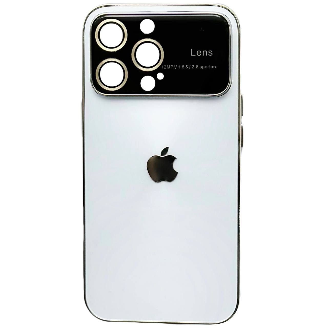 Laser Glass Lens iPhone 12 White - 1