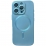 Matte Silicone with MagSafe iPhone 14 Pro Blue
