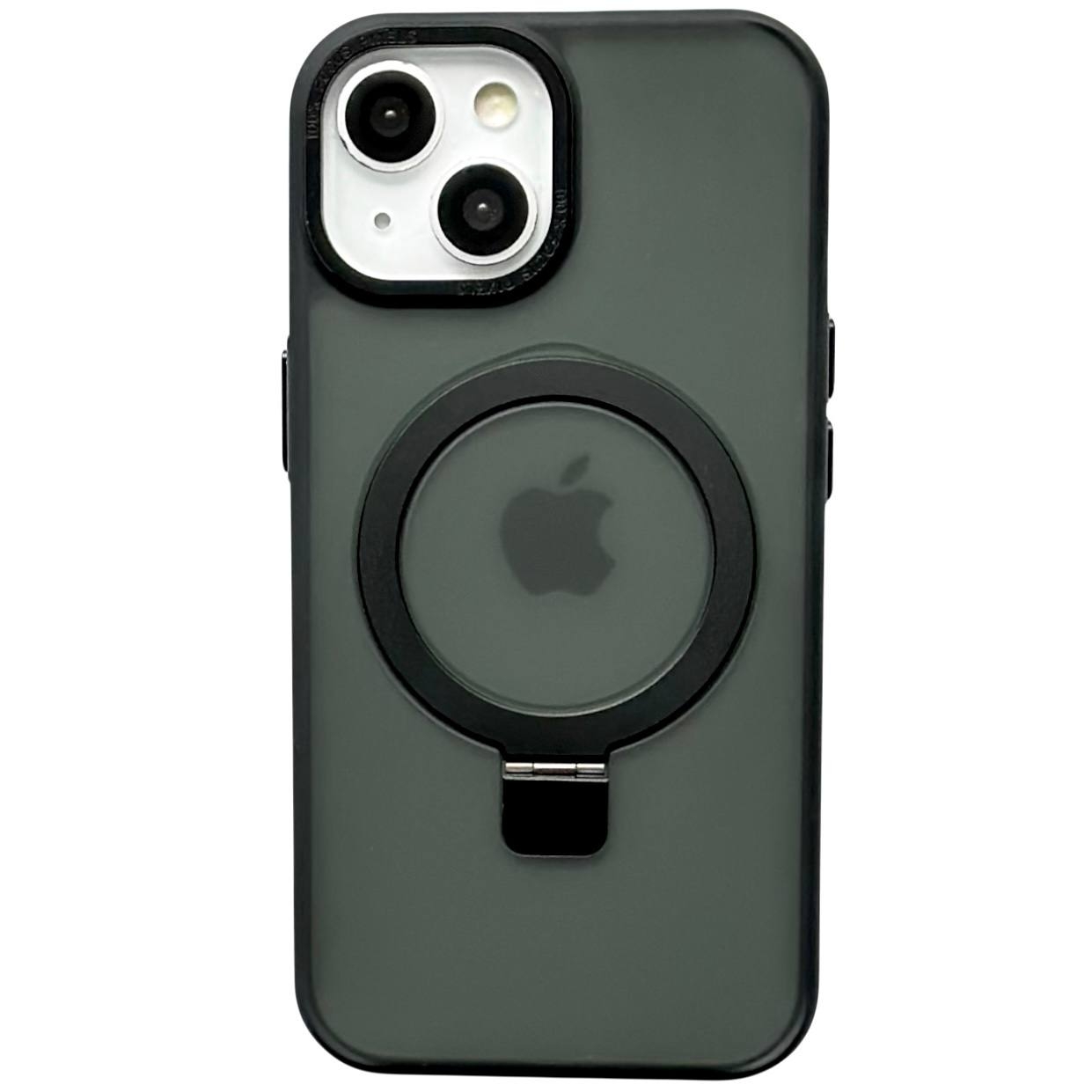 Frosted Case MagSafe Ring iPhone 13 Black - 1