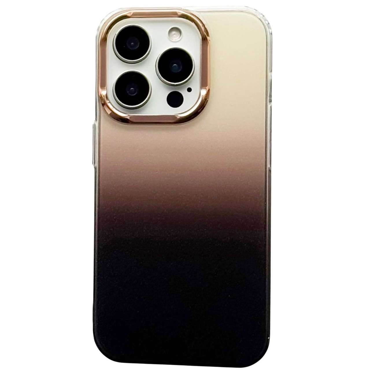 Чохол силіконовий Micro Gradient iPhone 15 Pro Black - 1