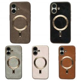 Textile Case Magsafe iPhone 16 Stone
