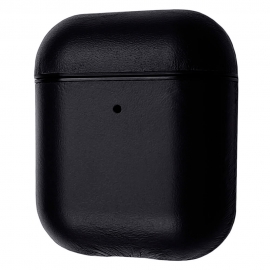 AirPods Leather Case Black