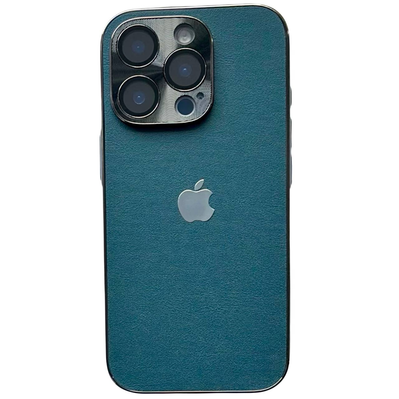 Leather Logo Case iPhone 12 Pro Pacific Green - 1