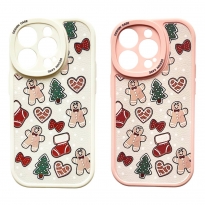 TPU Cute Christmas iPhone Xr Pink