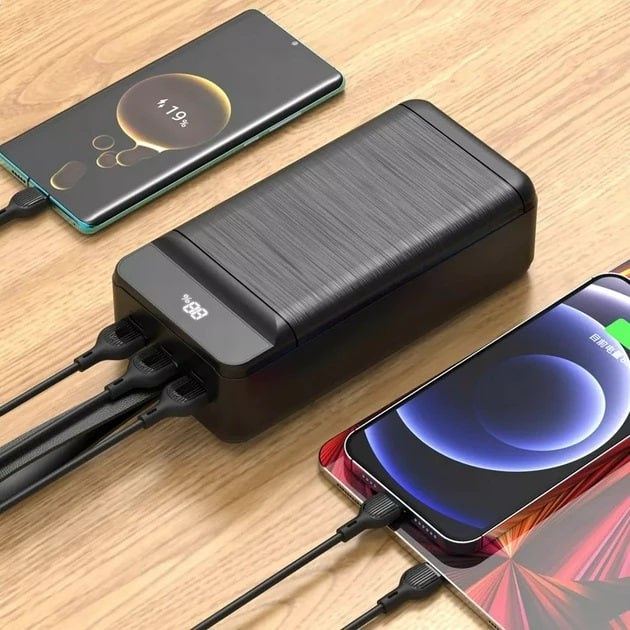 PowerBank XO-PR158 PD20W+QC22.5W 50000mAh Black - 5