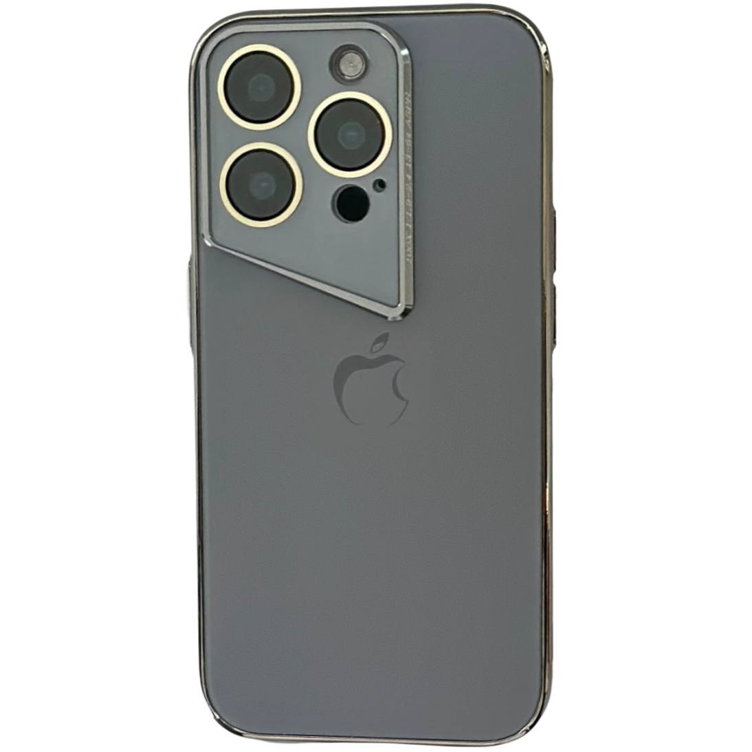 Matte Glass Rhomb iPhone 13 Pro Max Silver - 1