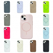 Silicone Case Slim Magsafe iPhone 13 Sky Blue