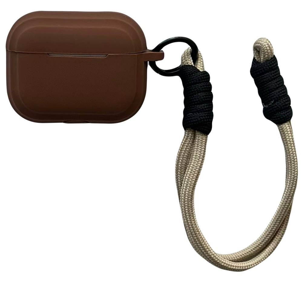 AirPods Pro 2 Matte Silicone Case Brown - 1