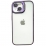 Crystal Case + Lens Set iPhone 15 Deep Purple