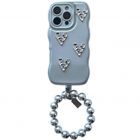 TPU Hearts+Pearls iPhone 14 Pro