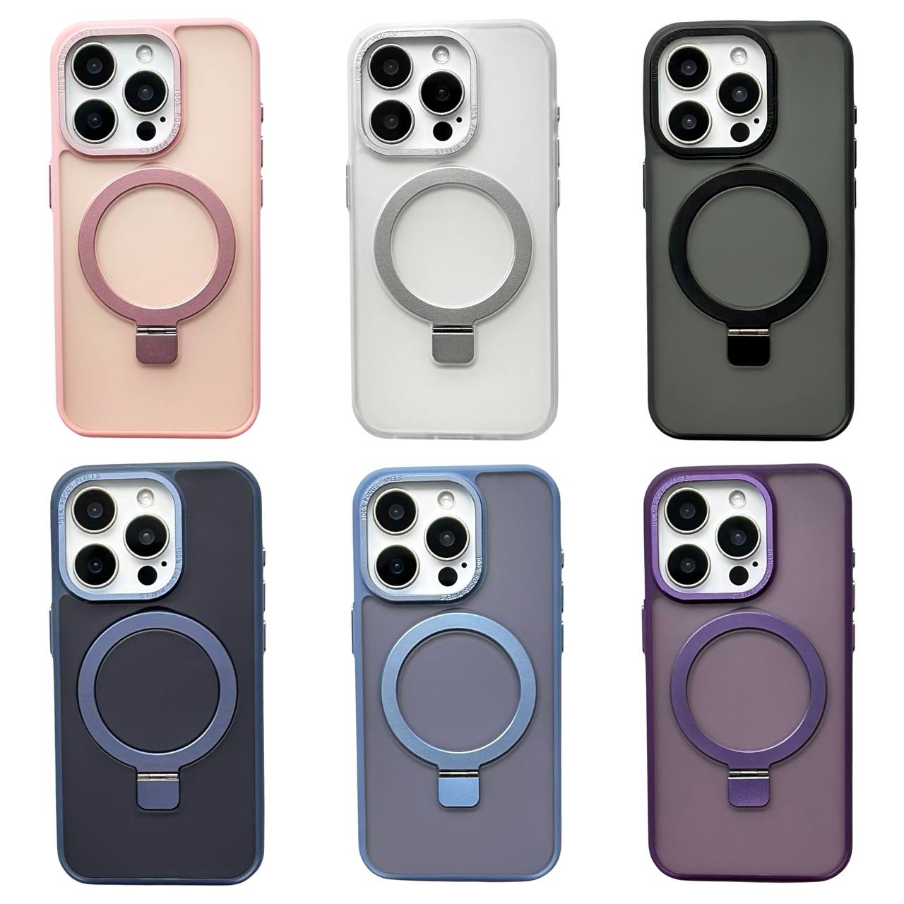 Frosted Case MagSafe Ring iPhone 13 Pro Max Black - 2