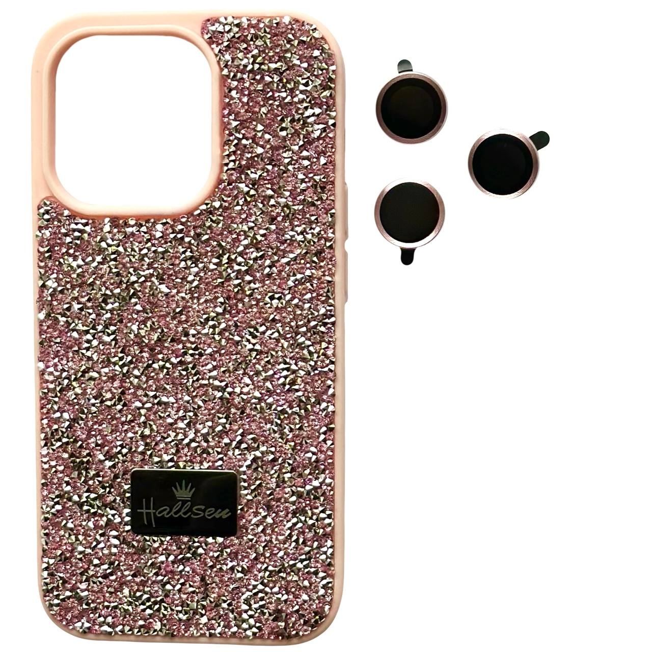 Hallsen with Set iPhone 15 Pro Max Pink - 4