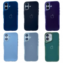 Glossy Glass Logo iPhone 16 Green