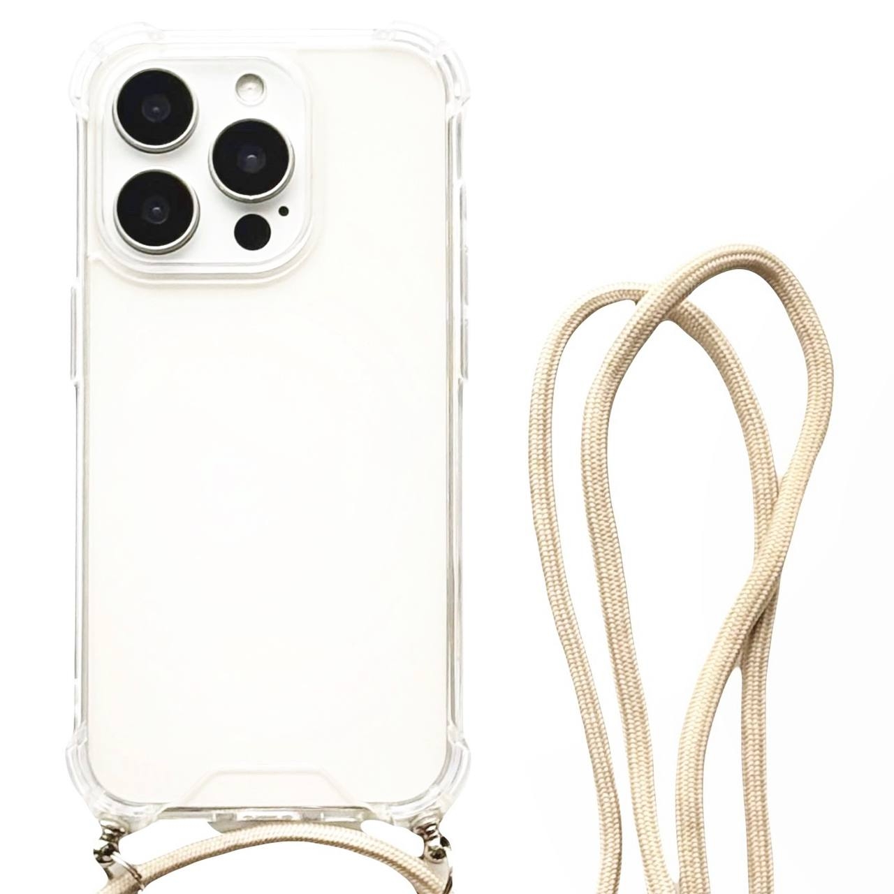 Edge+Lanyard iPhone 12/12 Pro Antique White - 1